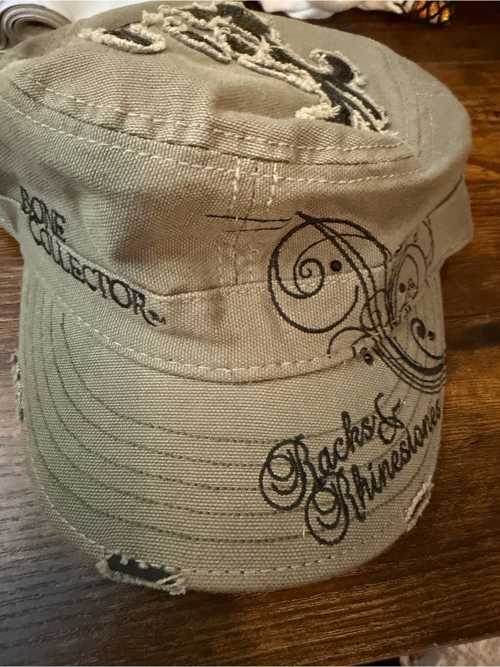 Men's Khaki Military Cap